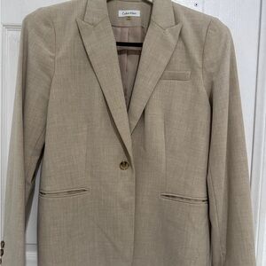 Brand new with the tags Calvin Klein Light Tan Jacket for Women Size 10
